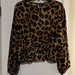 New never worn animal print shirt